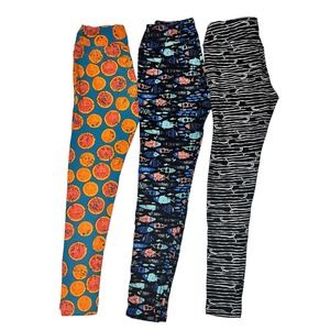 LuLaRoe Leggings OS-Lot of 3 *RARE